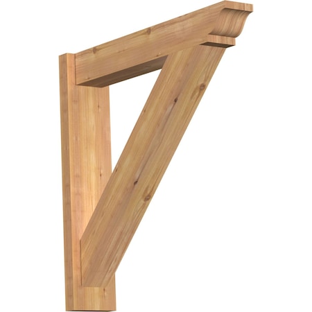 Ekena Millwork Traditional Smooth Traditional Outlooker, Western Red Cedar, 5 1/2"W x 28"D x 28"H OUT06X28X28TRA01SWR